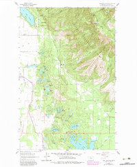 Hash Mountain 1962 topographic map thumbnail