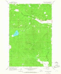 Haskill Mountain 1964 topographic map thumbnail