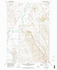 Hatcher Pass 1969 topographic map thumbnail