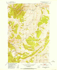 Hatfield Mountain 1951 topographic map thumbnail