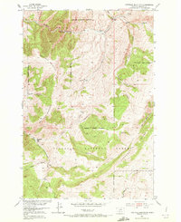 Hatfield Mountain 1951 topographic map thumbnail