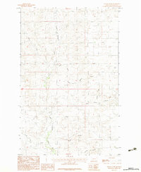 Hauck Coulee 1983 topographic map thumbnail