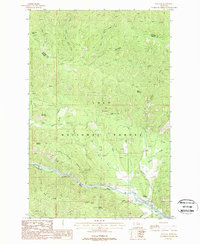 Haugan 1988 topographic map thumbnail