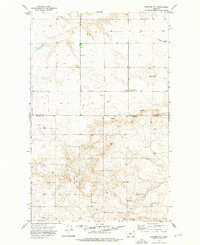 Haugens Hill 1973 topographic map thumbnail