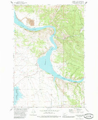 Hauser Lake 1972 topographic map thumbnail