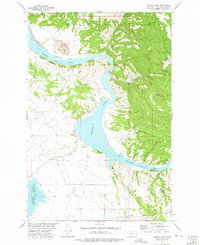 Hauser Lake 1972 topographic map thumbnail