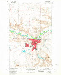 Havre 1964 topographic map thumbnail