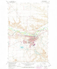 Havre 1964 topographic map thumbnail