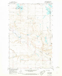 Havre NE 1964 topographic map thumbnail