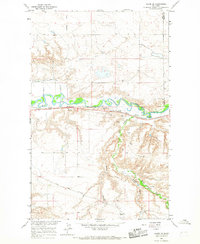 Havre SE 1964 topographic map thumbnail