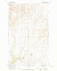 Hawk Coulee 1969 topographic map thumbnail