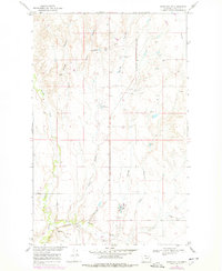 Hawk Coulee 1969 topographic map thumbnail