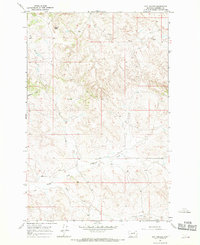 Hay Coulee 1967 topographic map thumbnail
