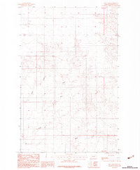 Hay Creek 1983 topographic map thumbnail