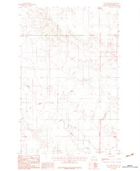 Hay Creek NW 1983 topographic map thumbnail