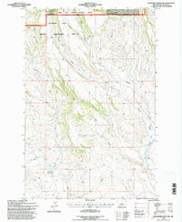 Haymaker Ranch SW 1995 topographic map thumbnail