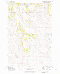 Haymaker Ranch SW 1972 topographic map thumbnail