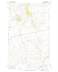 Hays SE 1971 topographic map thumbnail