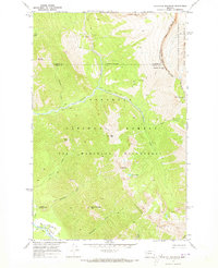 Haystack Mountain 1970 topographic map thumbnail