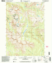 Haystack Peak 2000 topographic map thumbnail