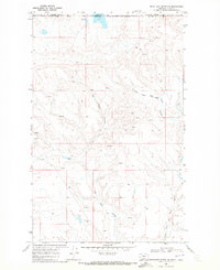 Headlight Butte NW 1968 topographic map thumbnail