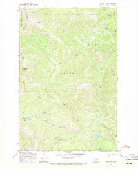 Heart Lake 1968 topographic map preview