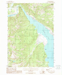 Hebgen Dam 1988 topographic map thumbnail