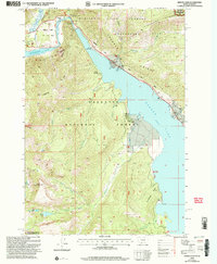 Hebgen Dam 2000 topographic map thumbnail