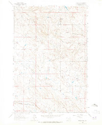 Hecker Ranch 1963 topographic map thumbnail