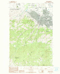 Helena 1985 topographic map thumbnail