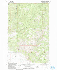 Hellgate Gulch 1972 topographic map preview