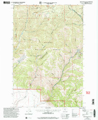 Hellgate Gulch 2001 topographic map thumbnail