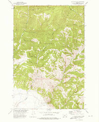 Hellgate Gulch 1972 topographic map thumbnail