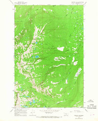 Hemlock Lake 1965 topographic map thumbnail