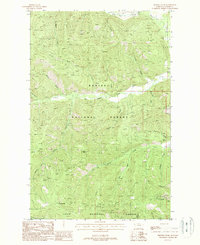 Helwick Peak 1988 topographic map thumbnail