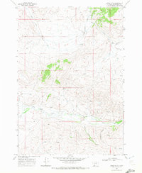 Henry Gulch 1968 topographic map thumbnail