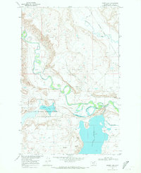 Hewitt Lake 1968 topographic map thumbnail