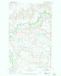 Hewitt Lake SW 1968 topographic map thumbnail