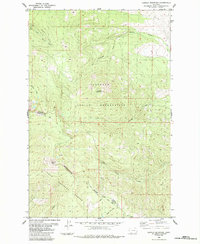 Hewolf Mountain 1984 topographic map thumbnail