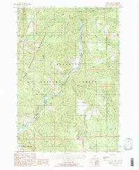Hidden Lake 1988 topographic map thumbnail