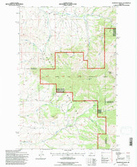 Highwood Baldy 1995 topographic map thumbnail