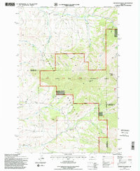 Highwood Baldy 1995 topographic map thumbnail