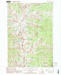 Hilgard Peak 1988 topographic map thumbnail