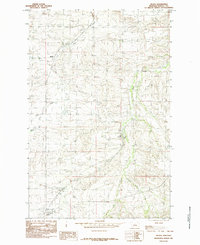 Hilger 1985 topographic map thumbnail