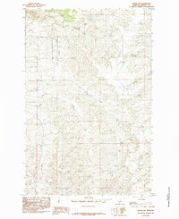 Hilger NW 1985 topographic map thumbnail