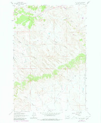 Hill Ranch 1963 topographic map thumbnail
