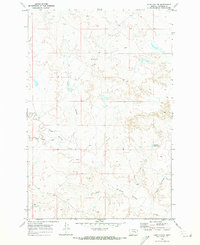Hobo Coulee 1969 topographic map thumbnail