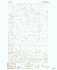 Hogeland 1984 topographic map thumbnail