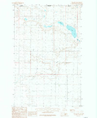 Hogeland NW 1984 topographic map thumbnail
