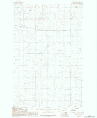 Hogeland SE 1984 topographic map thumbnail